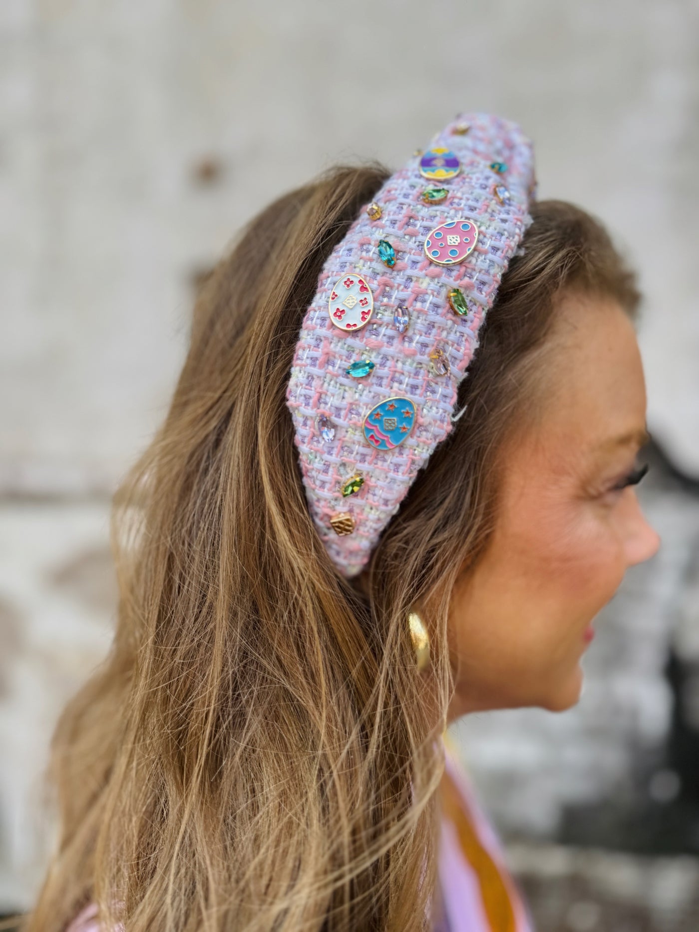 Easter Cross Stitch Headband | Brianna Cannon
