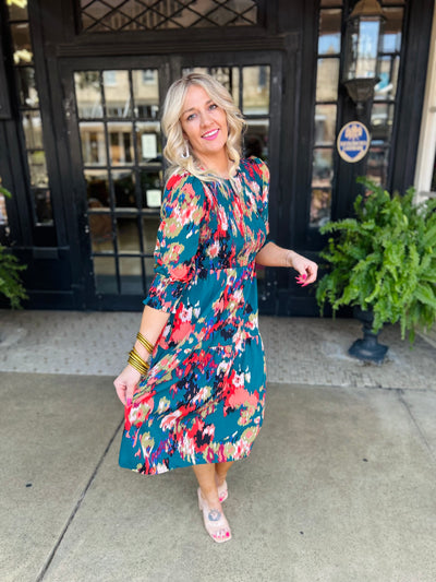 The Keepsake Dress - Hunter Green