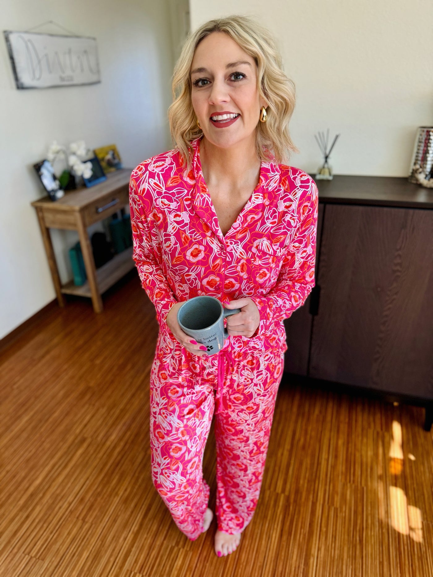 Charlotte PJ Pant Set (Cobble Hill) | Mary Square