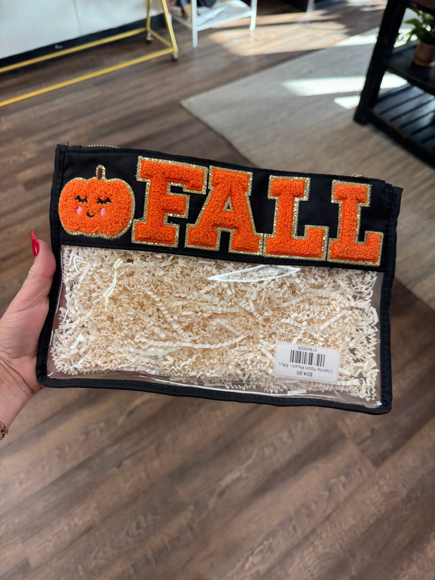 Chenille Patch Pouch - FALL