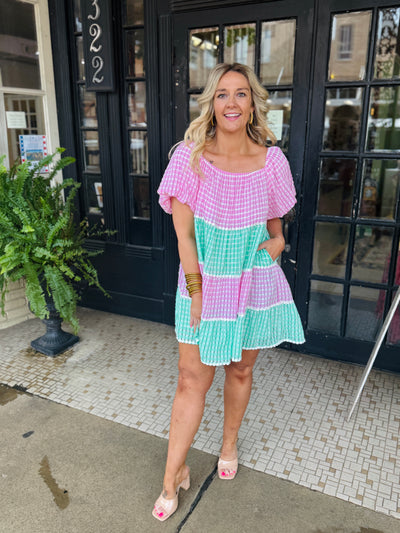 Watermelon Crawl Dress