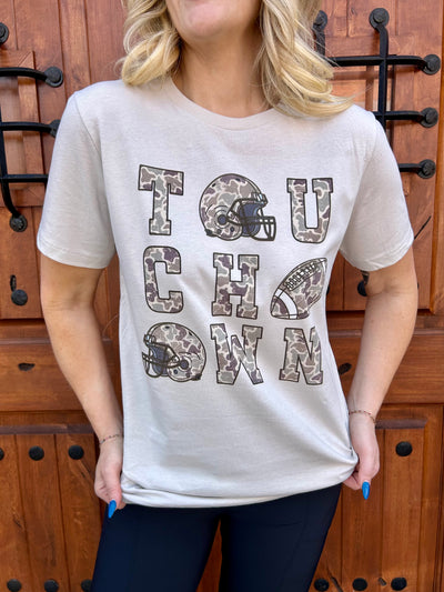 Touchdown Camo Graphic Tee