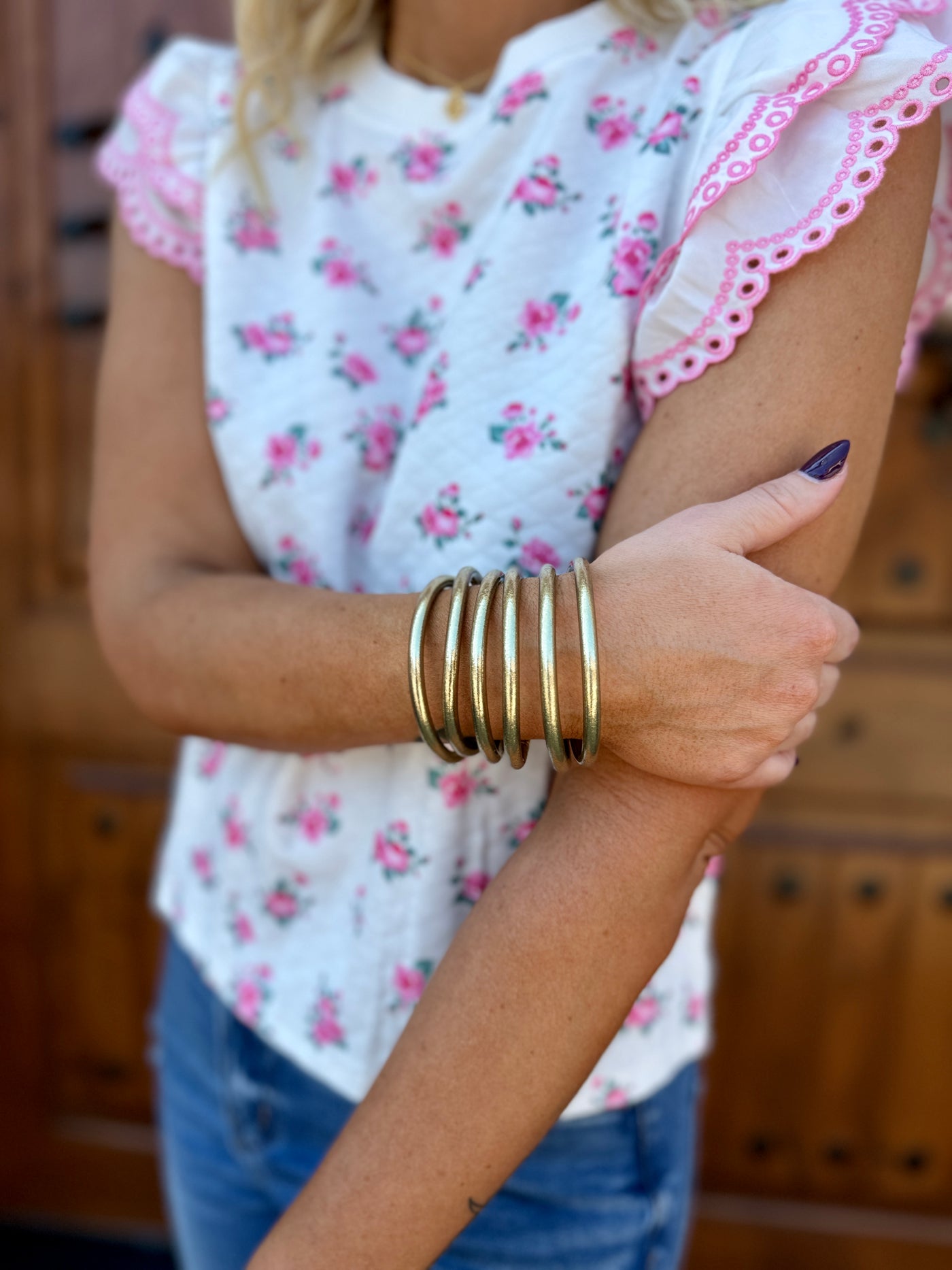 Budha Girl Etoile All Weather Bangles® (AWB®) Serenity Prayer Budhagirl Set of