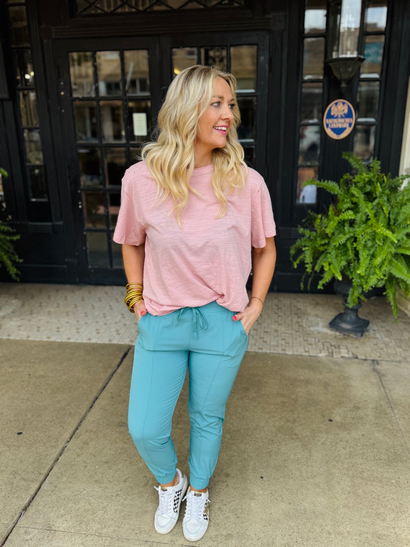 Off Duty Joggers - Teal