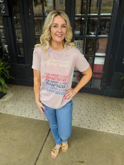America Always Graphic Tshirt