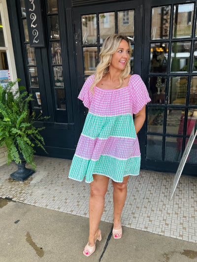 Watermelon Crawl Dress