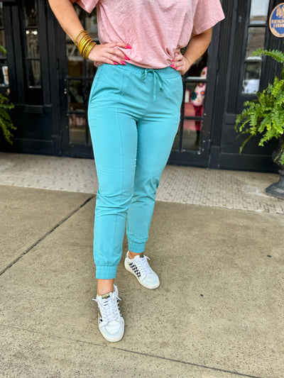 Off Duty Joggers - Teal