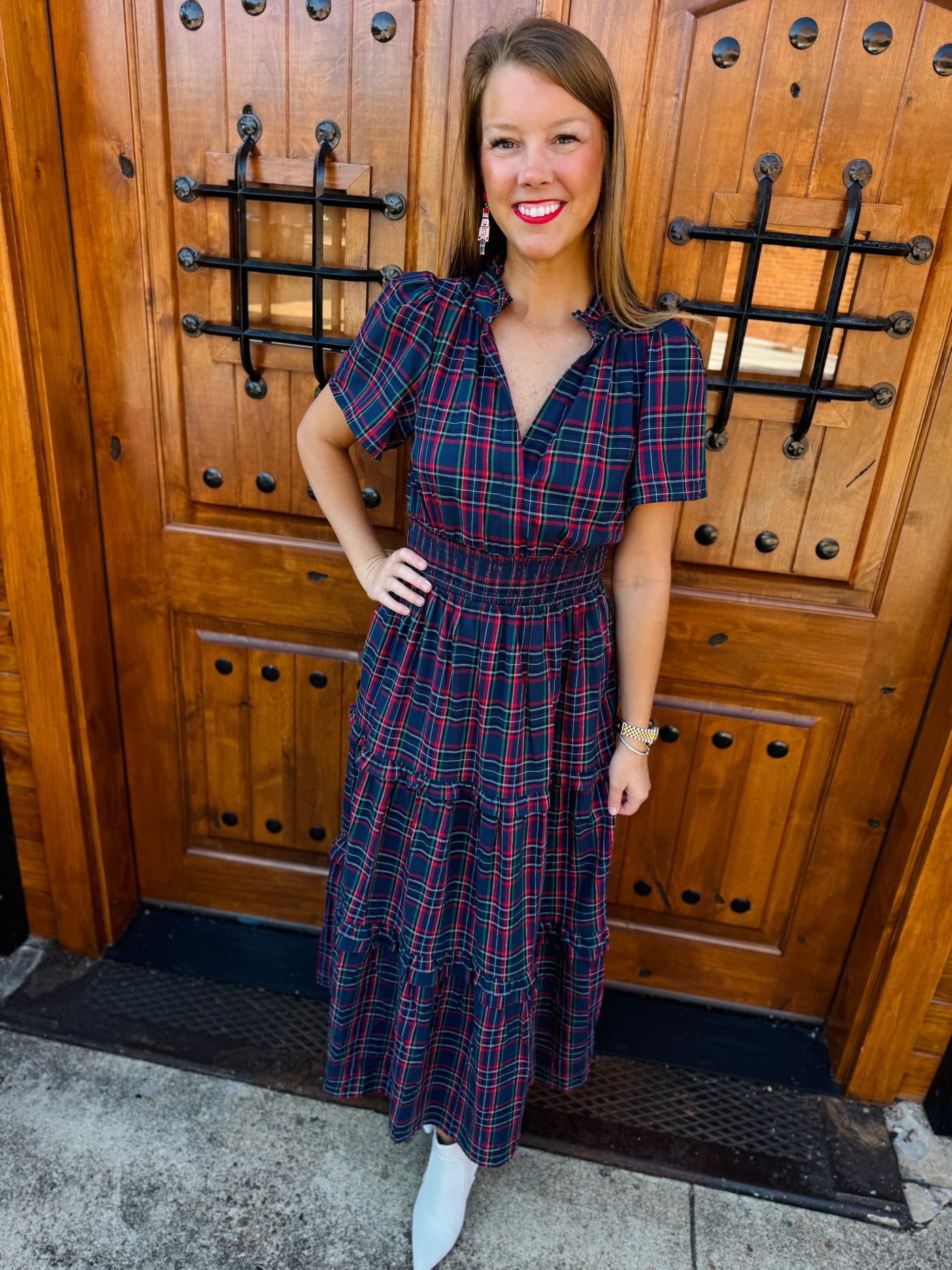 Miley Plaid Palmer Dress