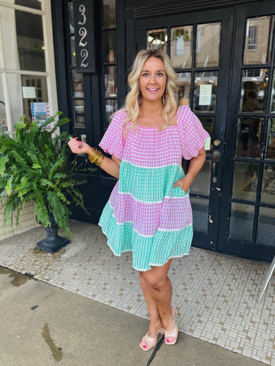 Watermelon Crawl Dress