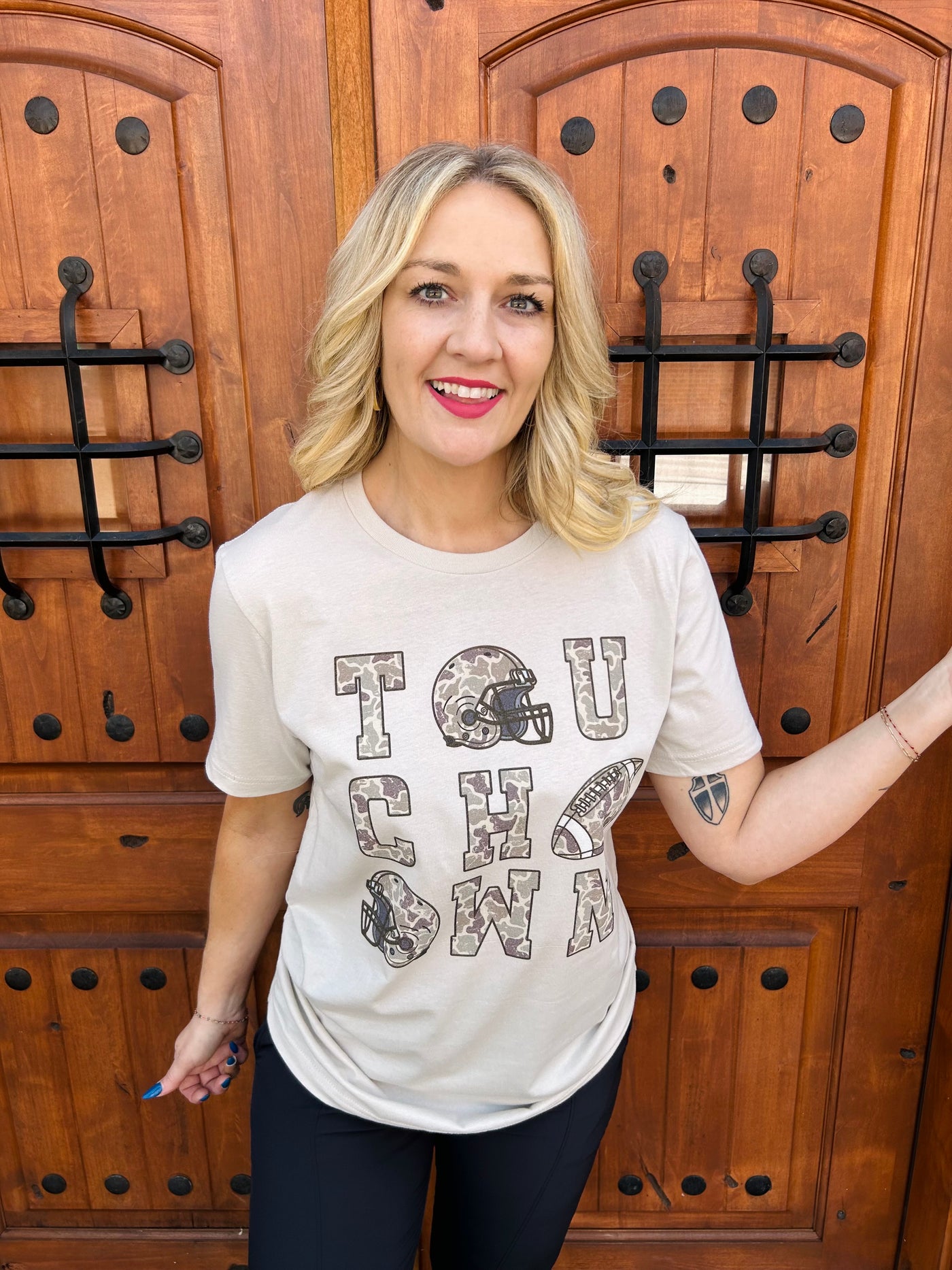 Touchdown Camo Graphic Tee