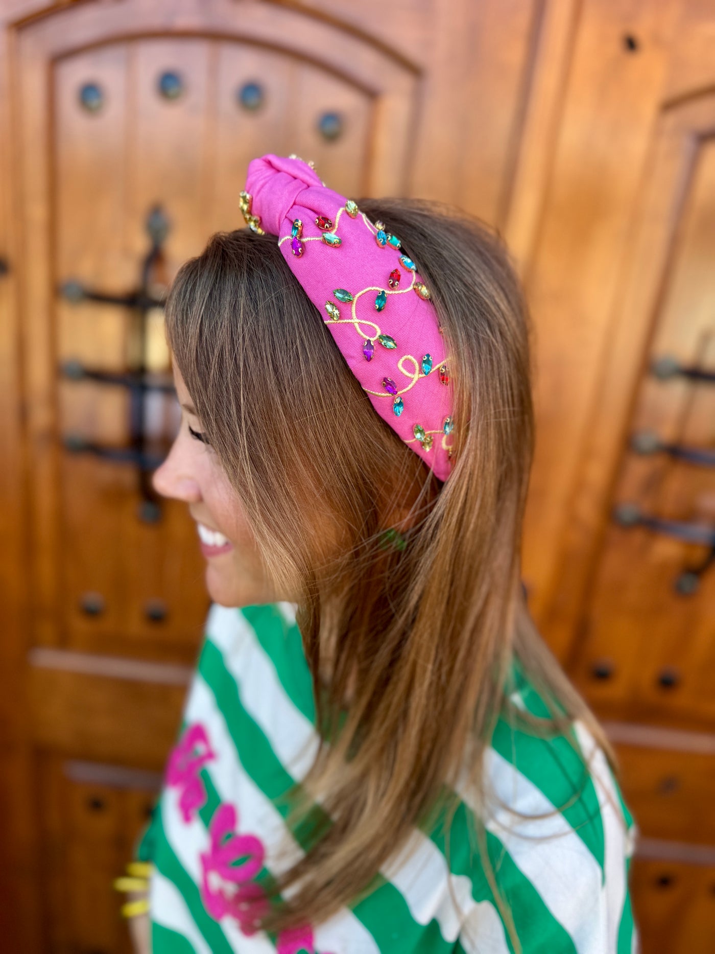 What a Pink Christmas Headband