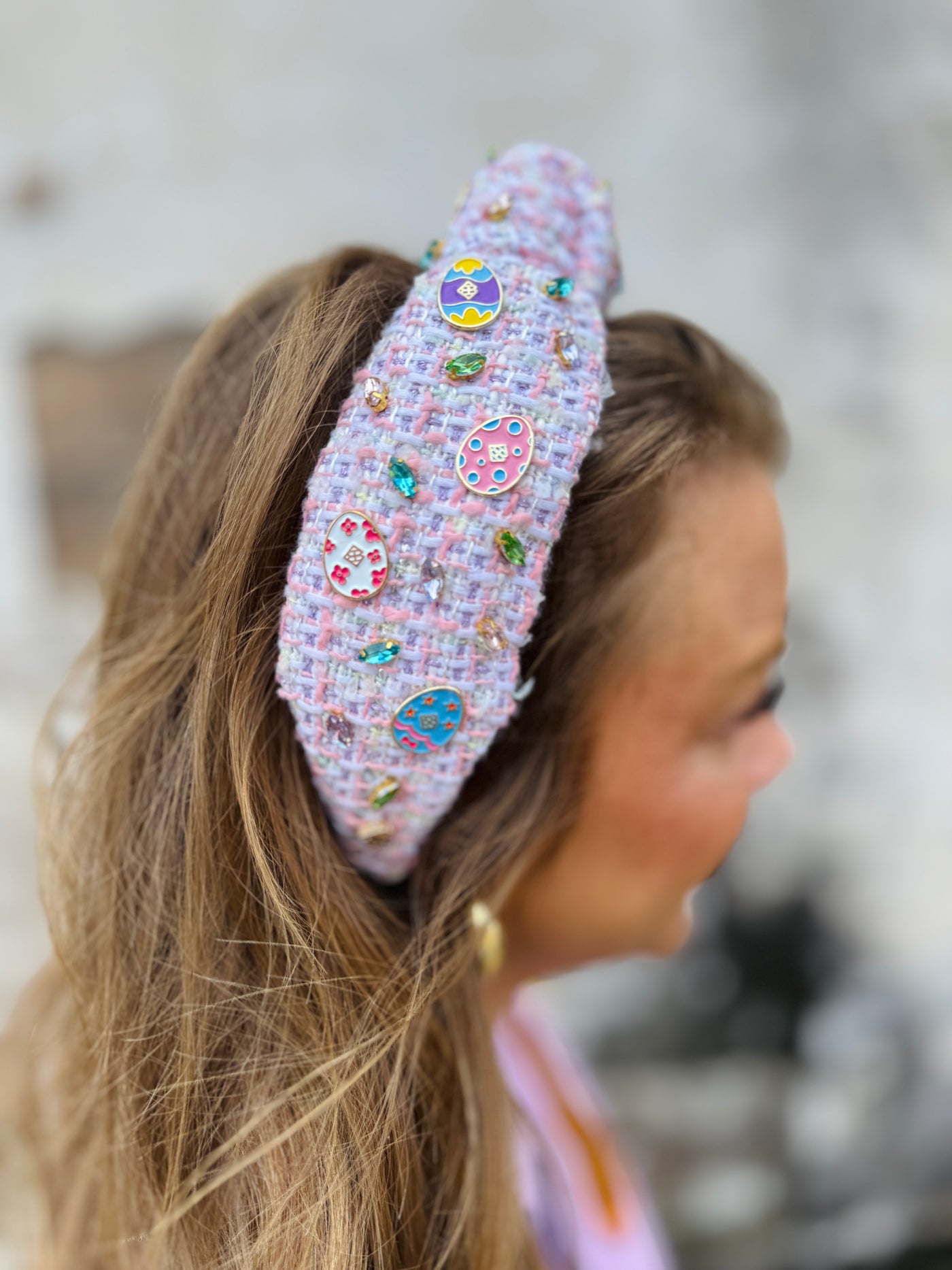 Easter Cross Stitch Headband | Brianna Cannon