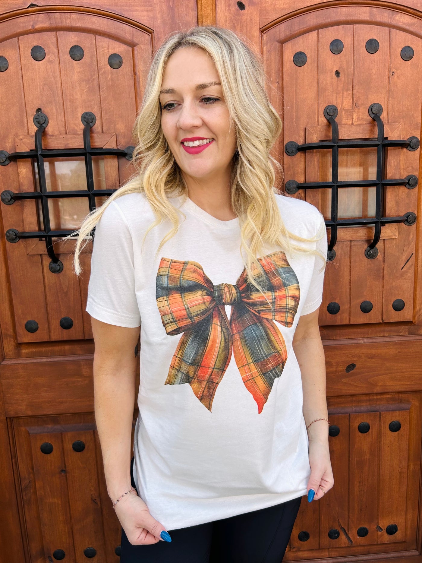 Fall Bow Graphic Tee