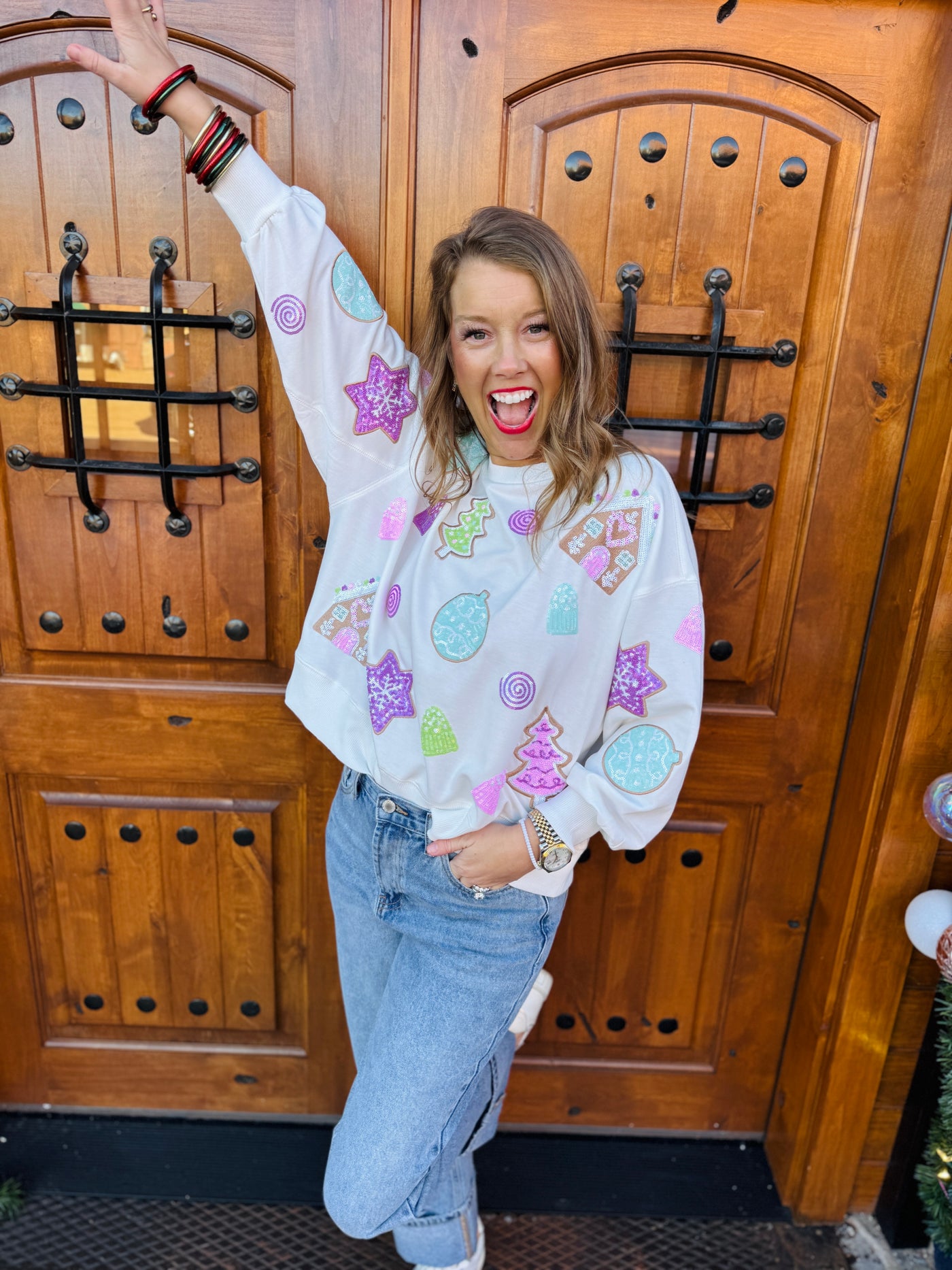 Millie Sweatshirt - Gingerbread | Mary Square