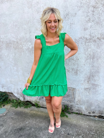 Now You Know Dress - Green