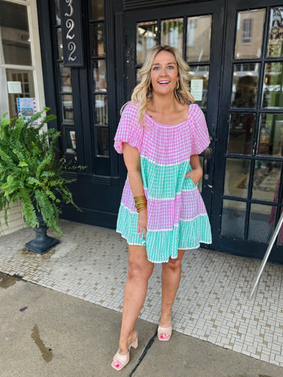Watermelon Crawl Dress