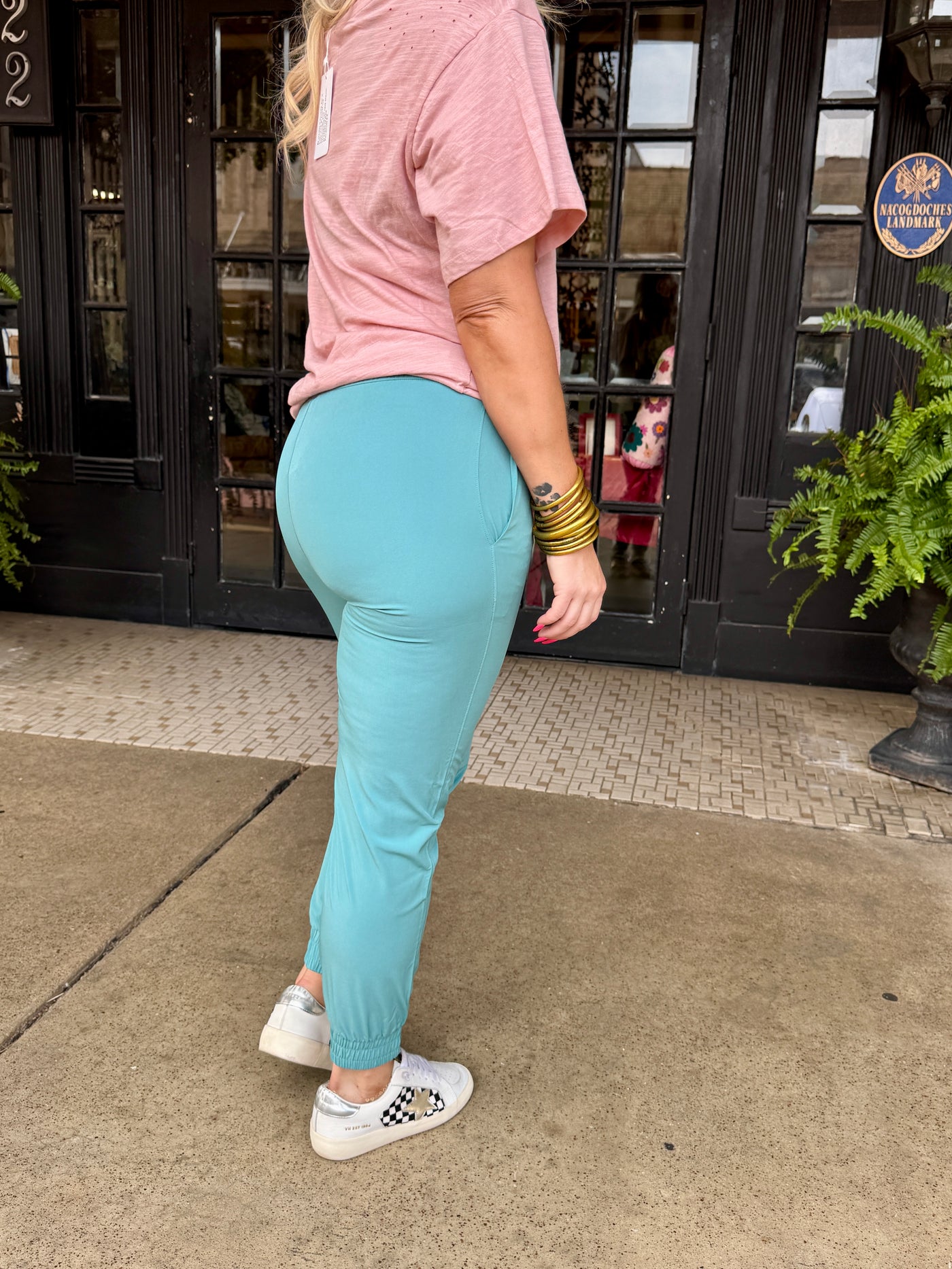 Off Duty Joggers - Teal