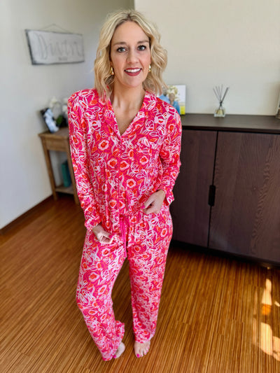 Charlotte PJ Pant Set (Cobble Hill) | Mary Square