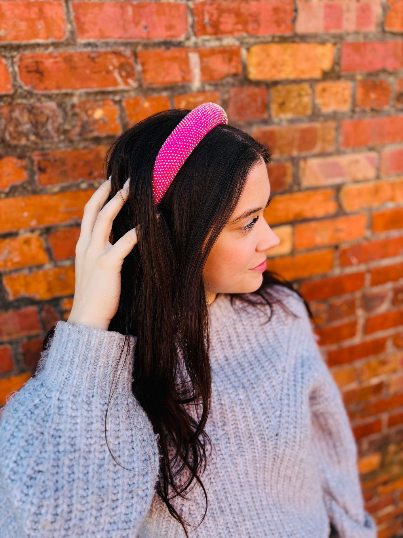 Rhinestone Barbie Pink Headband