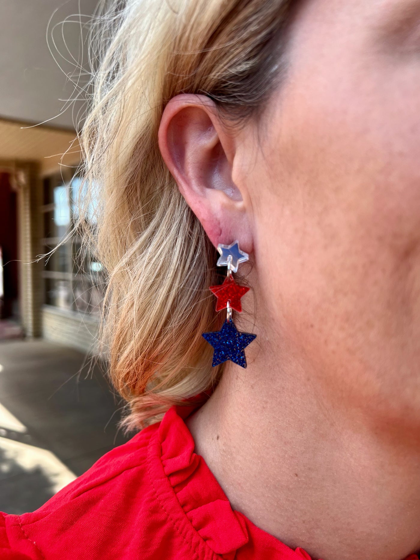 Star Spangle Star Earrings