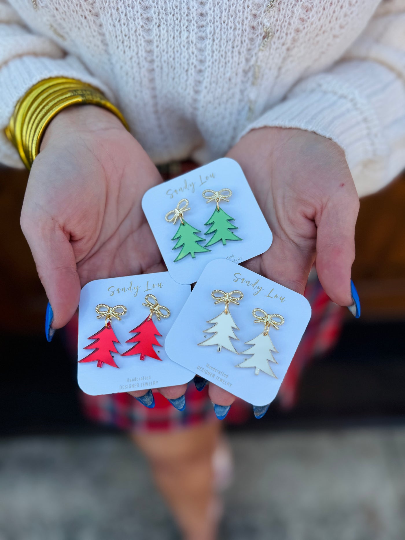 Christmas Tree Love Earrings