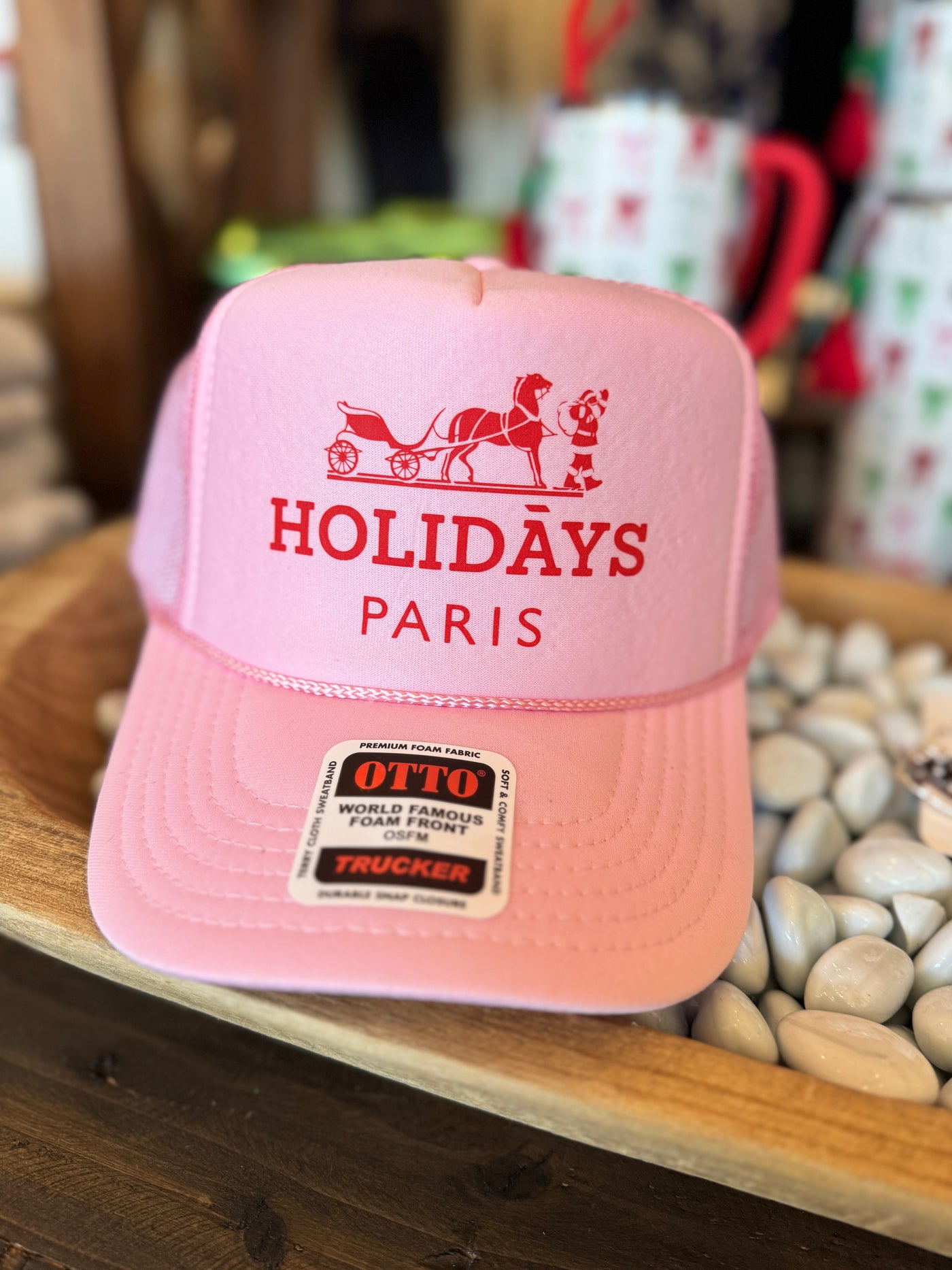 Holiday Paris Trucker Hat