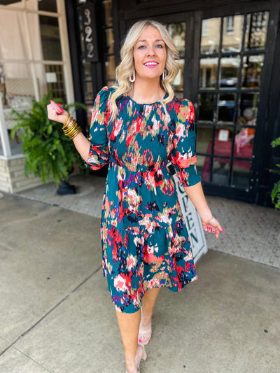 The Keepsake Dress - Hunter Green