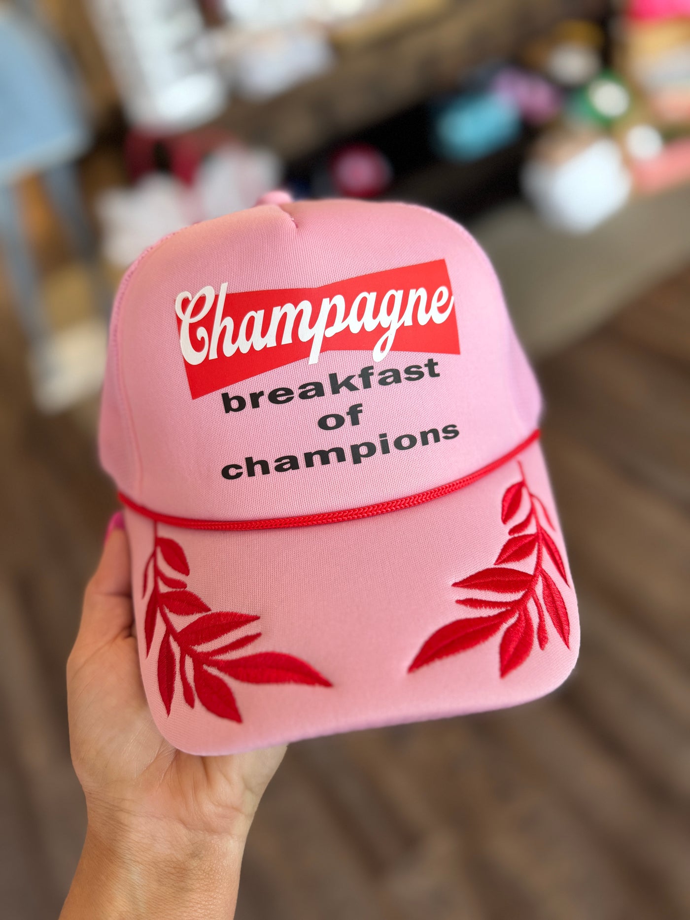 Champs For Breakfast Trucker Hat