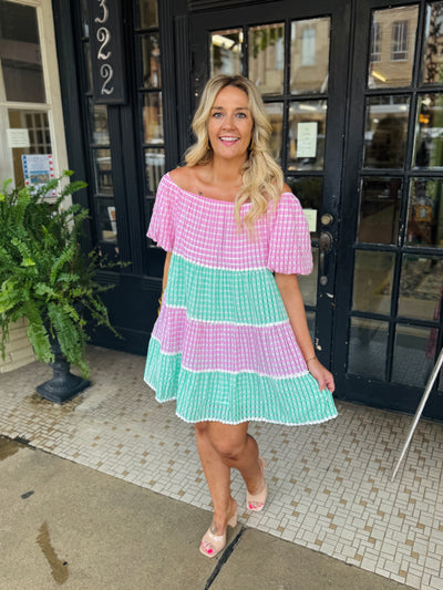 Watermelon Crawl Dress