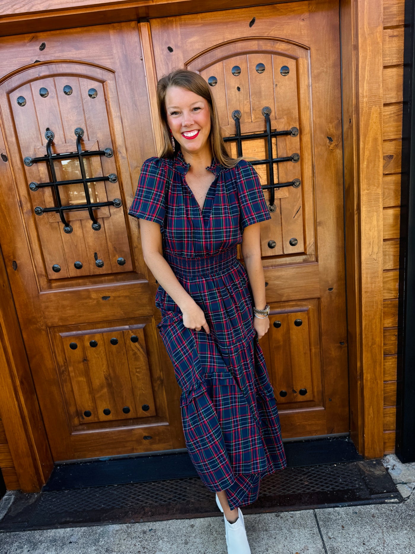 Miley Plaid Palmer Dress