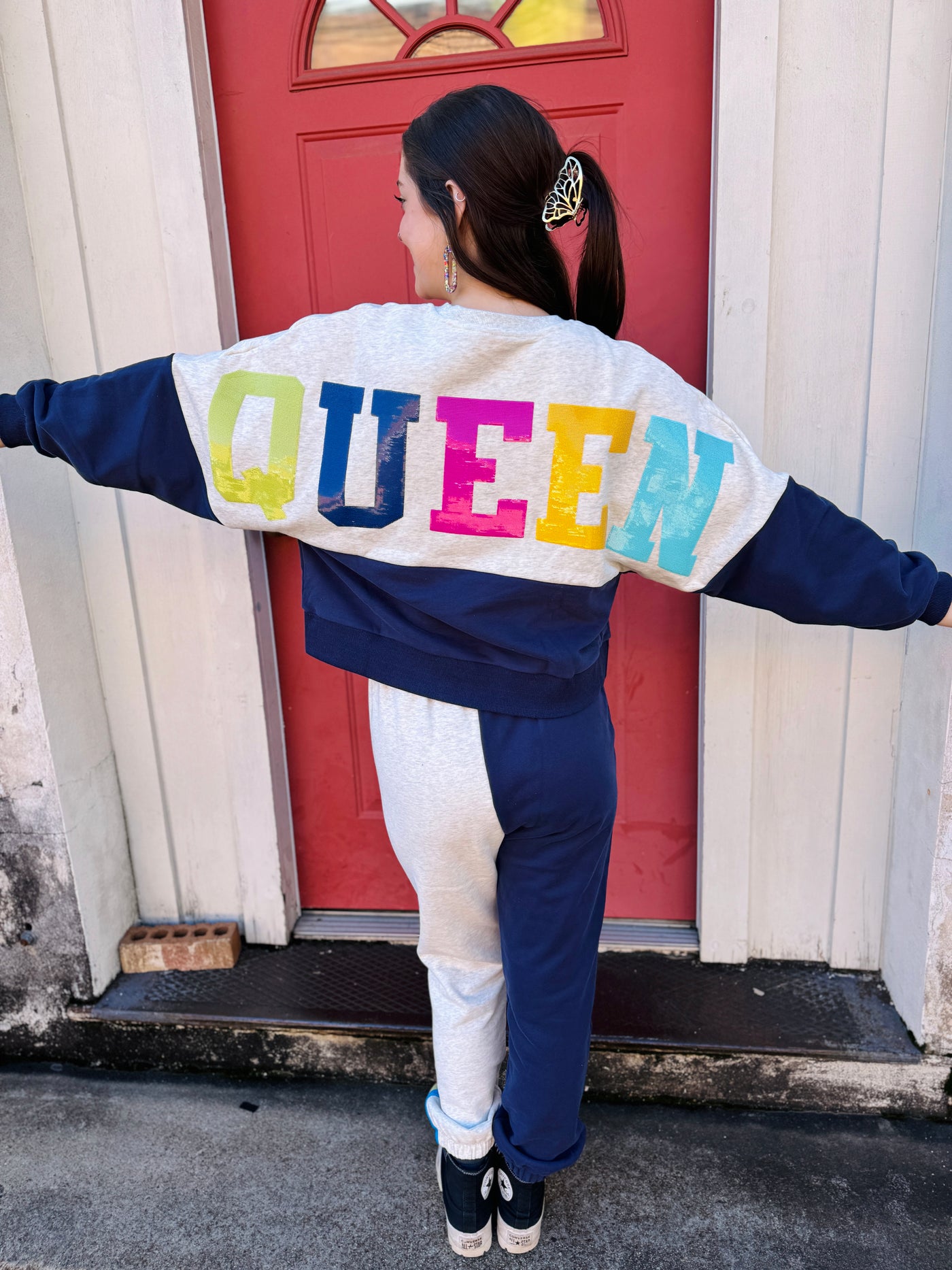 Texas Colorful Sweatshirt | Queen Of Sparkles