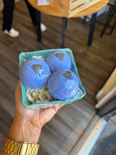 Blueberry Bath Bombs