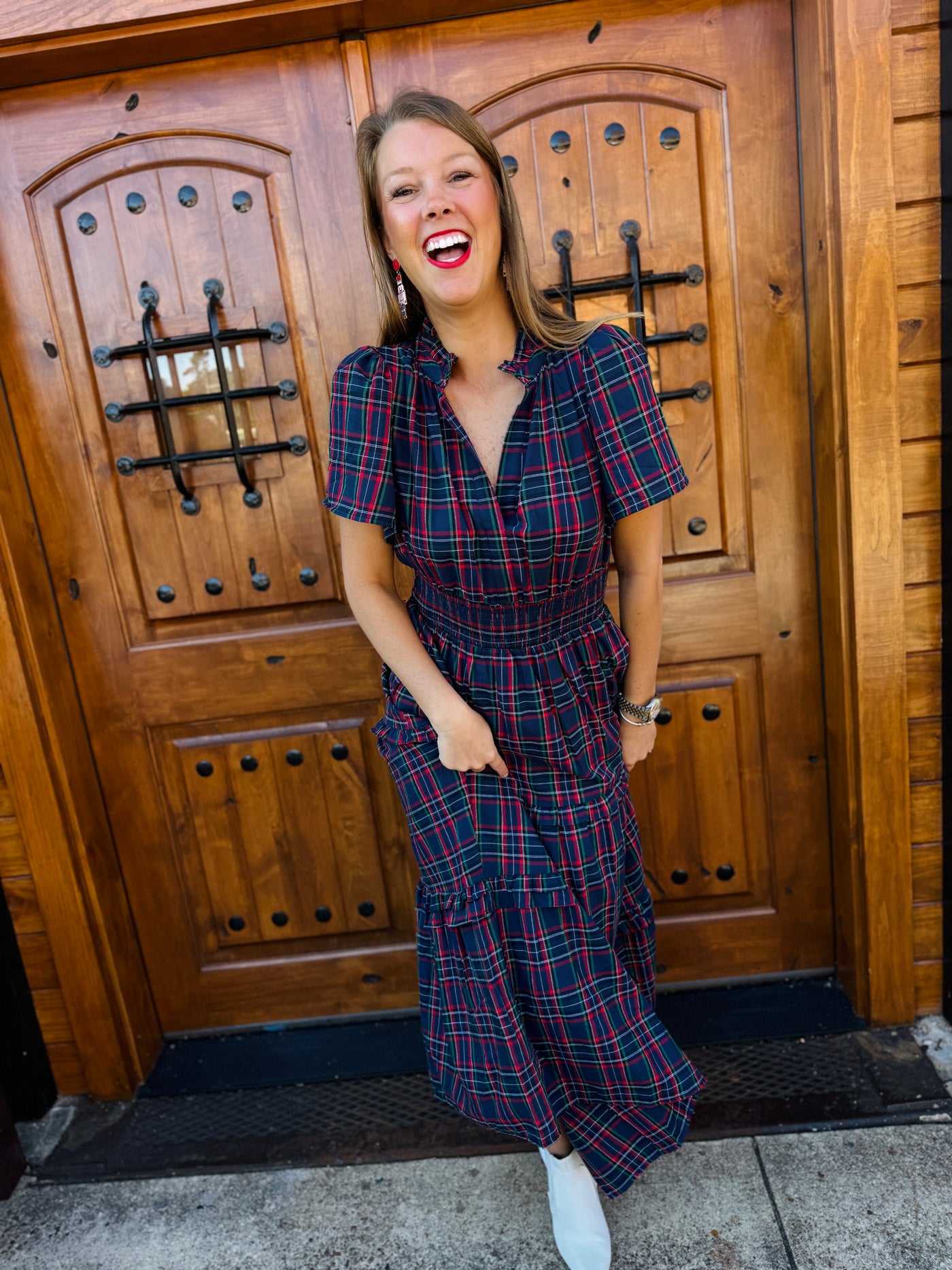 Miley Plaid Palmer Dress