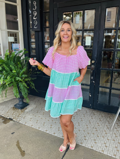 Watermelon Crawl Dress