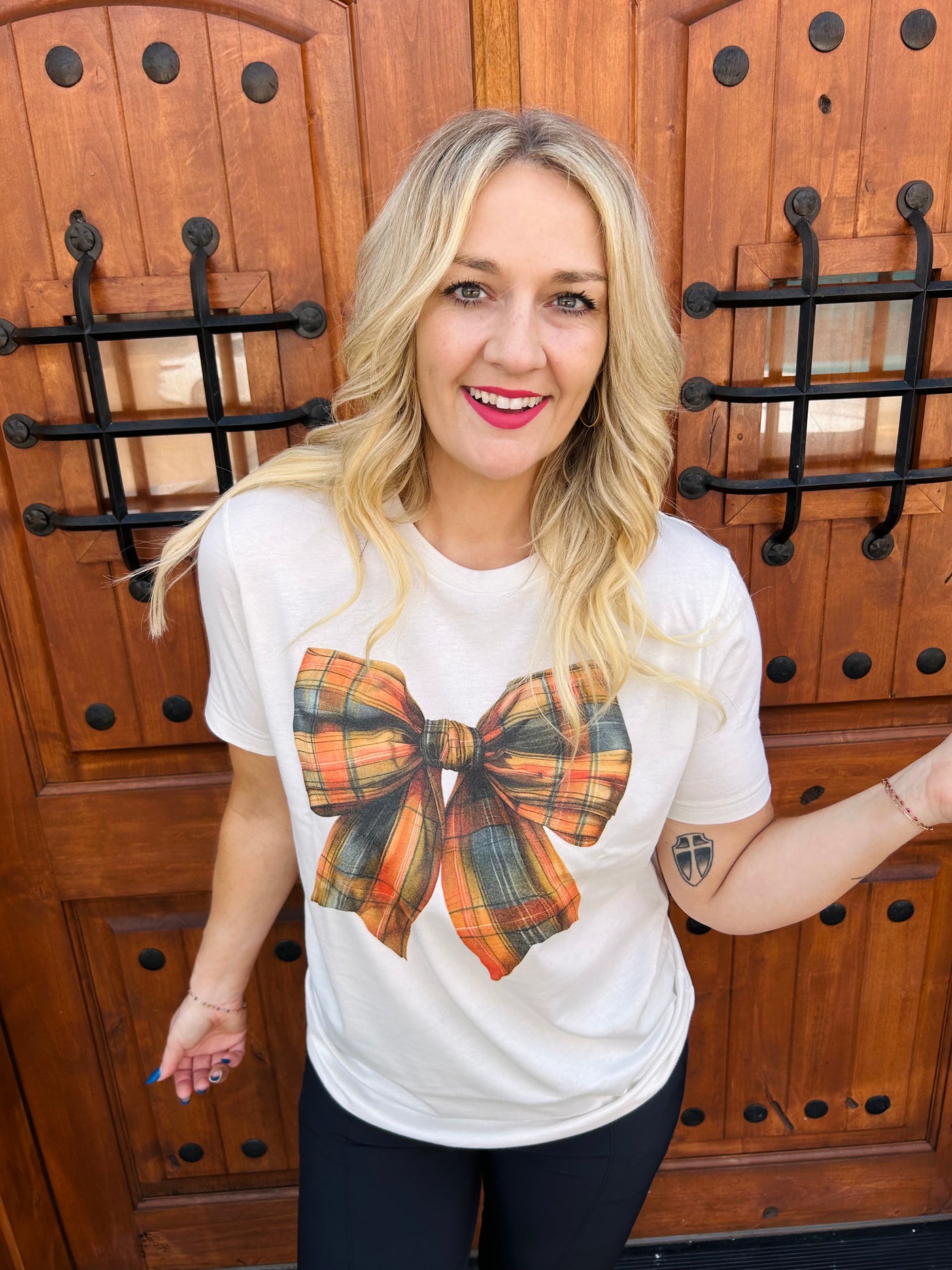 Fall Bow Graphic Tee