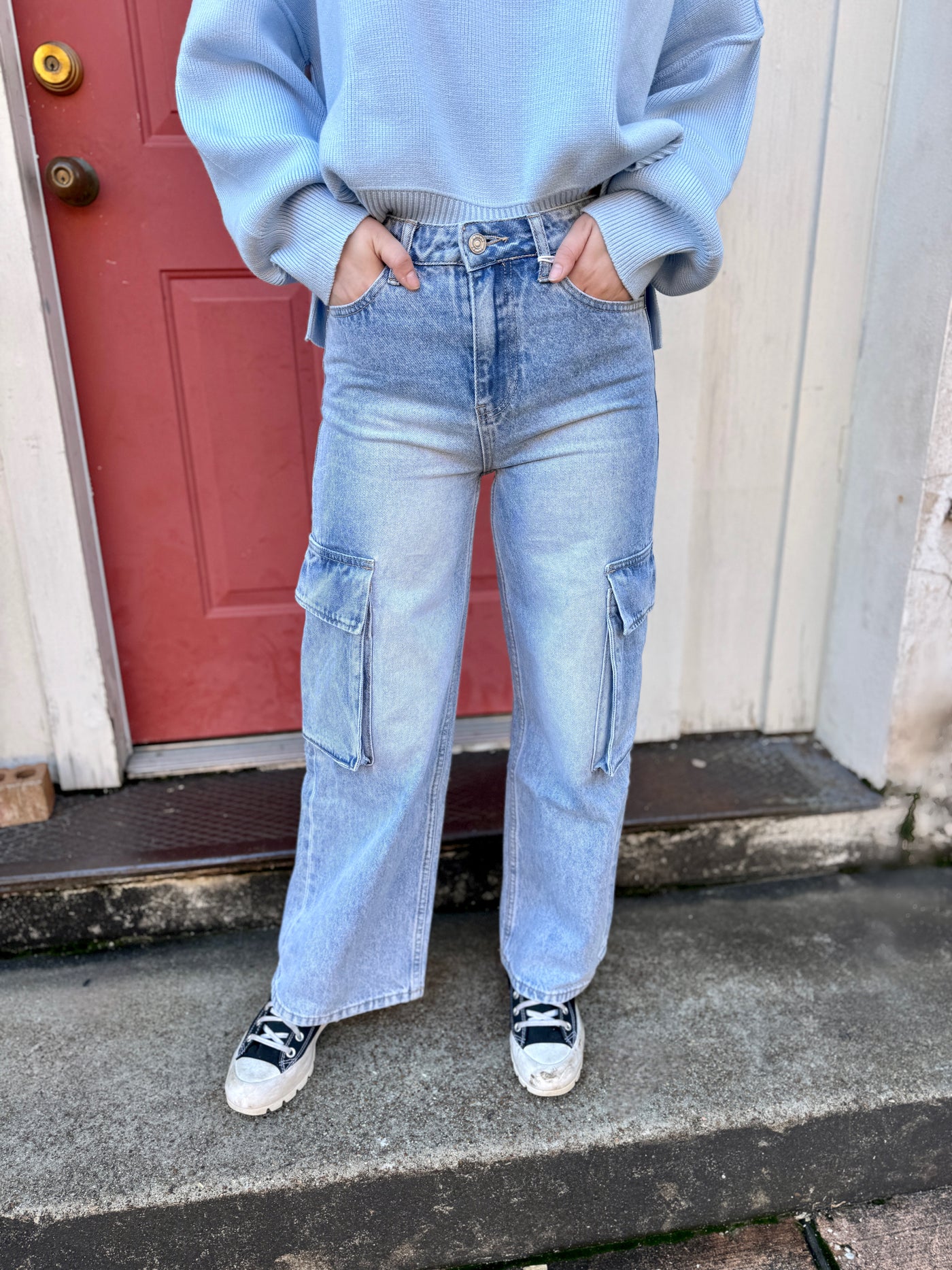 Pave The Way High Rise Wide Leg Jean