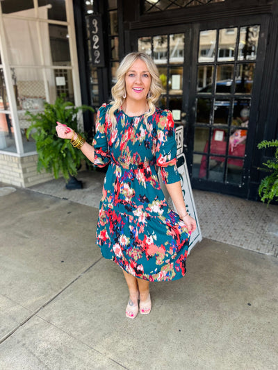 The Keepsake Dress - Hunter Green