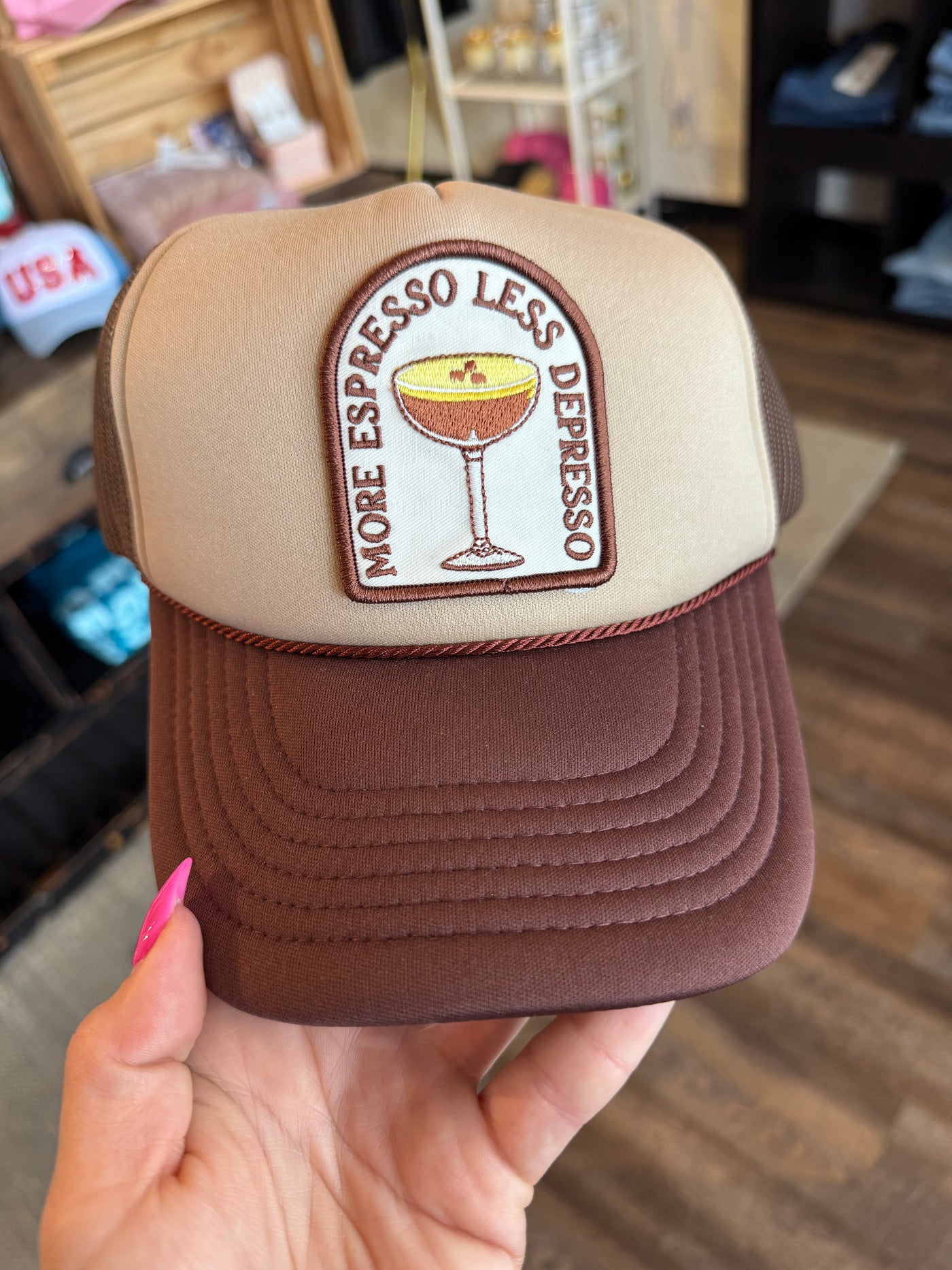 More Espresso Less Depressive Cap