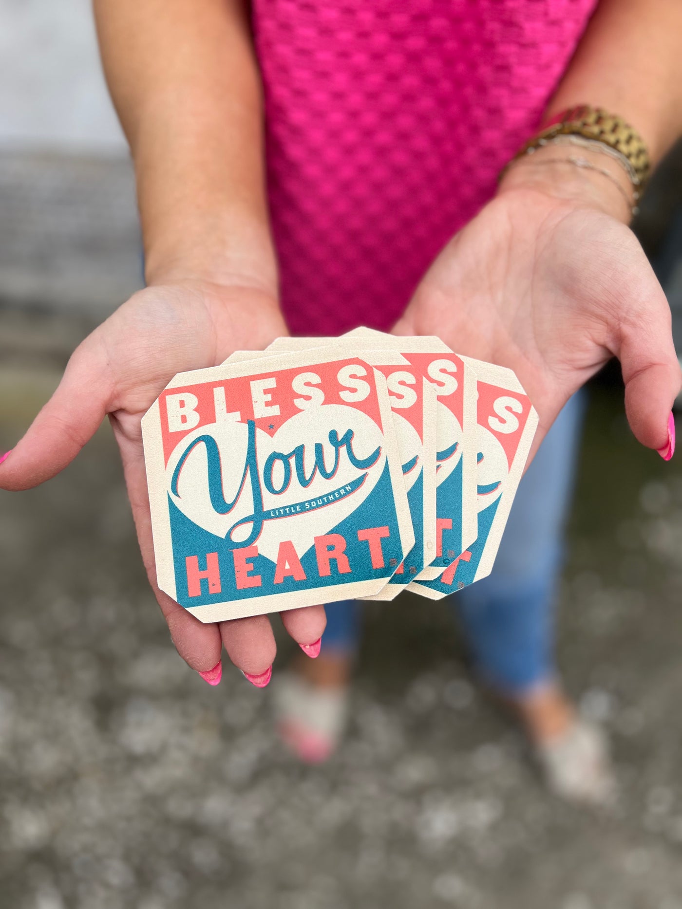 Bless Your Heart Coaster Set - 4 Coasters