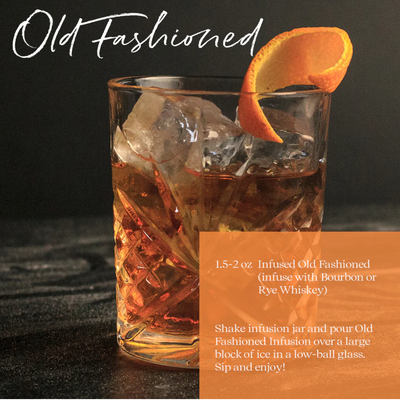 Old Fashioned Cocktail Infuse Jar | The Southern Spirit