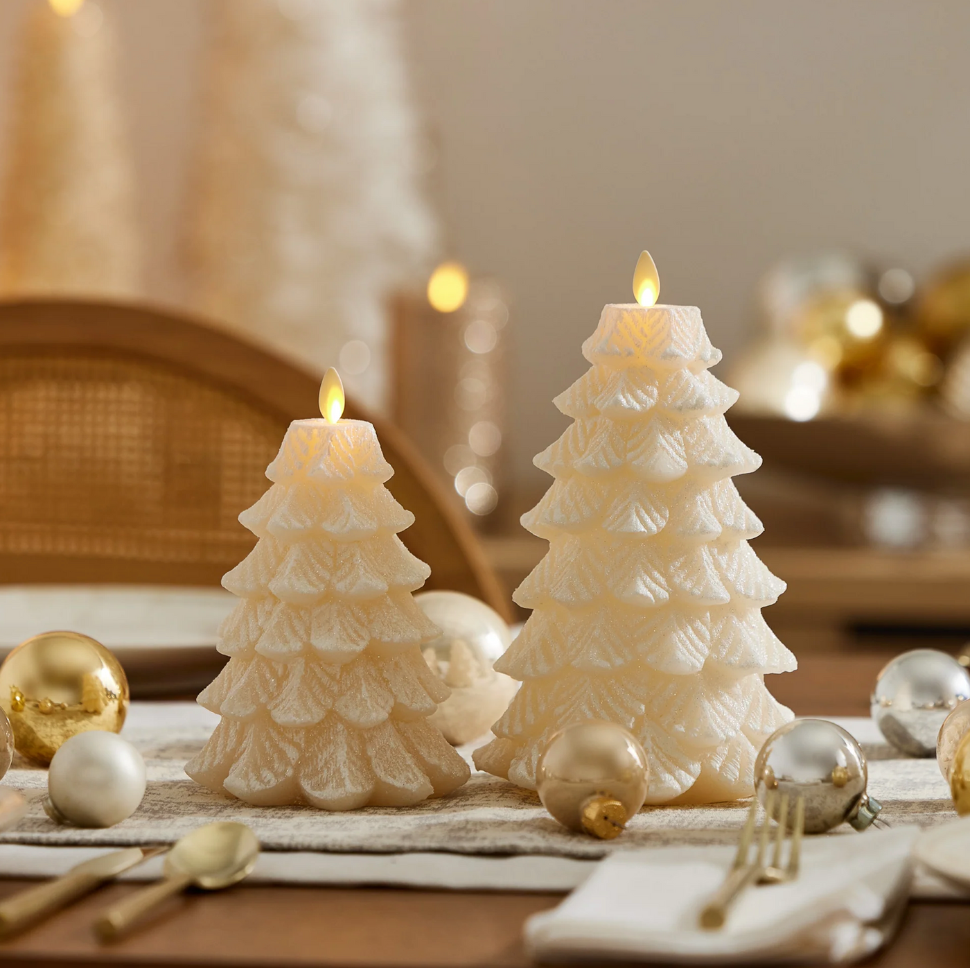 White Swan Flameless Candle Tree | Luminara