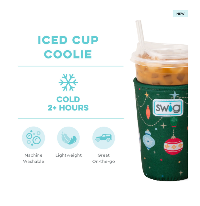 Deck The Halls Iced Cup Coolie | Swig