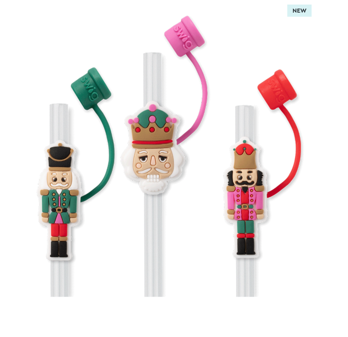 Classic Nutcracker Straw Toppers | Swig