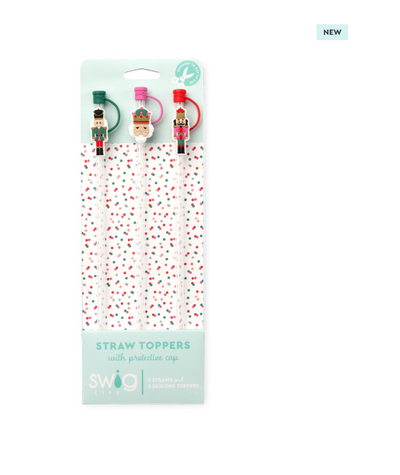 Classic Nutcracker Straw Toppers | Swig