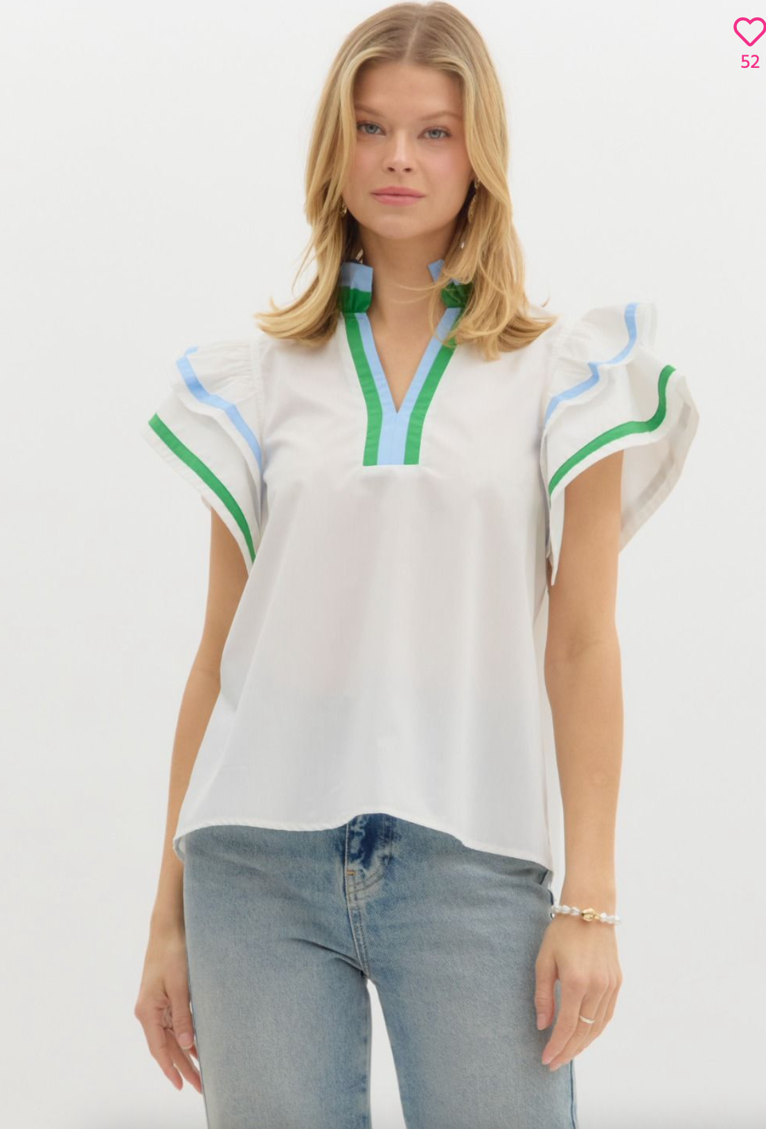 Sail & Slay Top - Green/Blue