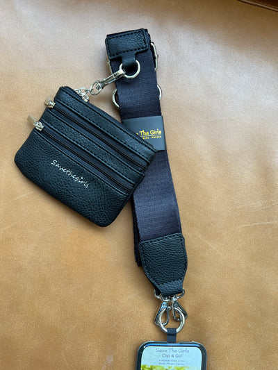Clip & Go Solid Strap With Pouch