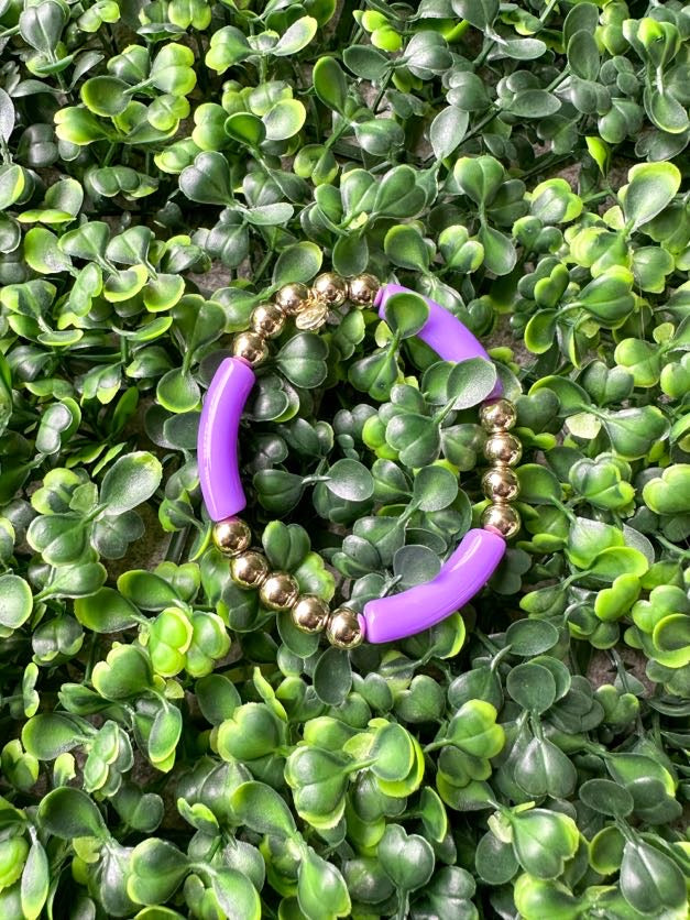 Purple and Gold Pearl Bamboo